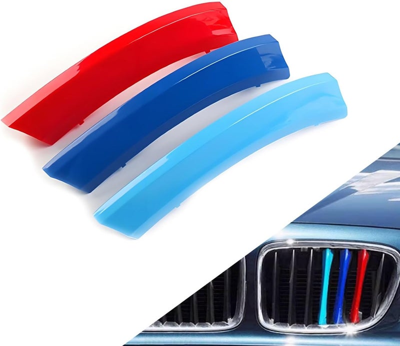 WITRRTIW Automotive grille Insert Trims Strips Front Center Kidney Grilles Compatible with 2007-2013 BMW E70 X5 2008-2012 bmw X6 E71 7-Beam grille insert accessories - Image 1